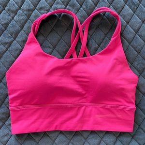 Lululemon Energy Bra, Ripened Raspberry, Size 4